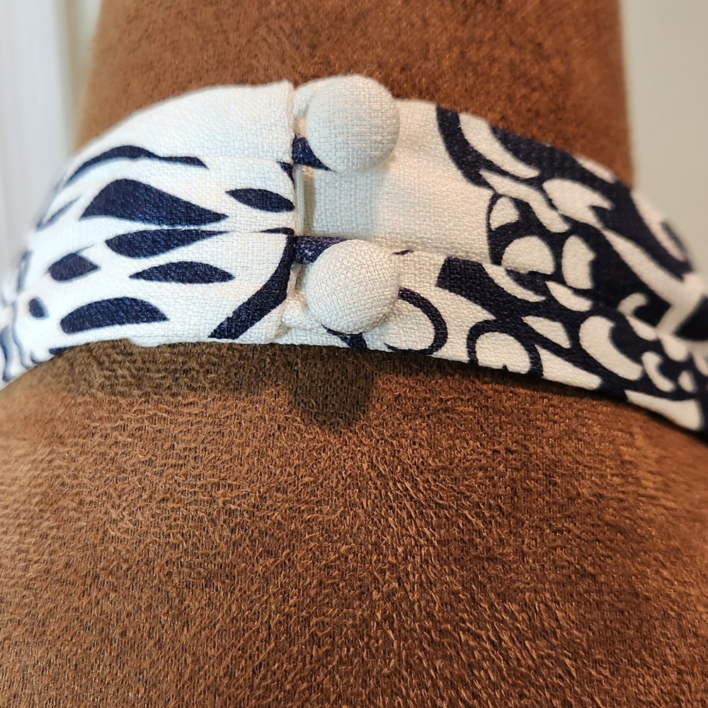 Ann Taylor Blue/Black and White Halter Dress - Picture 4 of 6
